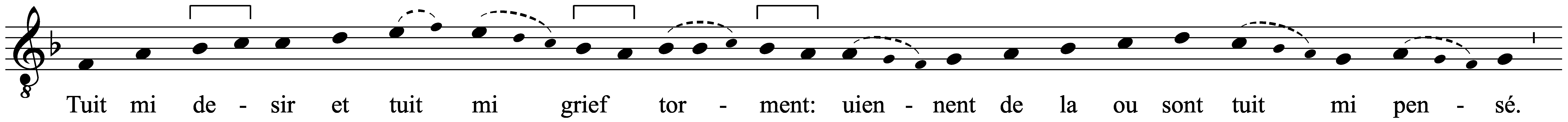 Work musical notation
